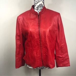 Ann Klein Genuine Leather Jacket